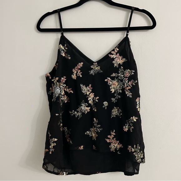 Banana Republic Black Sequined Tank Top - Picture 5 of 5